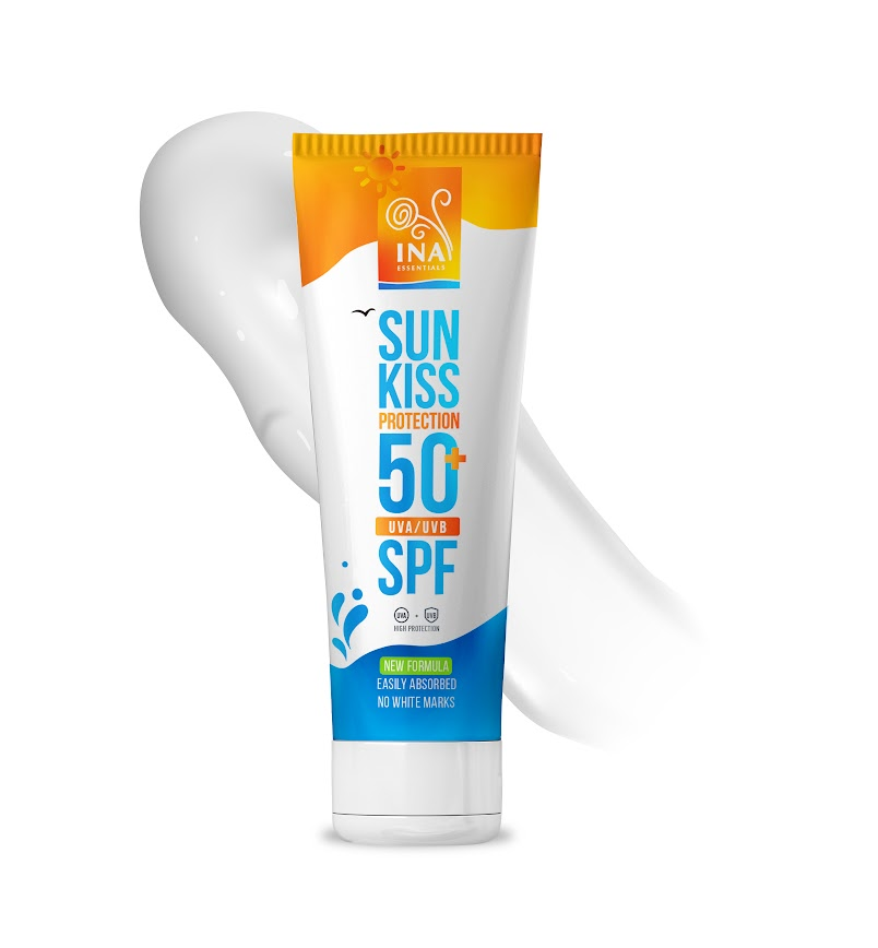 Familiepakket voor zonbescherming - 2+1 Natuurlijke zonnebrandcrème voor gezicht en lichaam SPF 50+ met biologische witte den