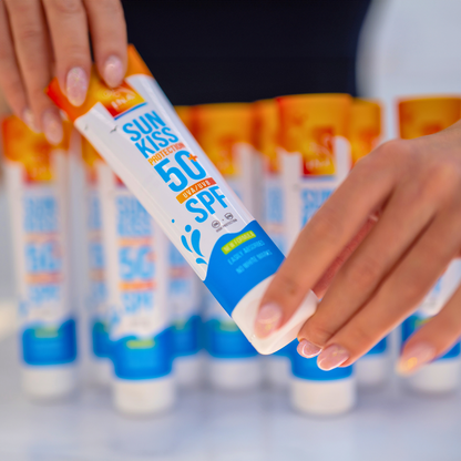 Natuurlijke Zonnebrandcrème voor Gezicht en Lichaam SPF 50+ met Biologische Zilverspar