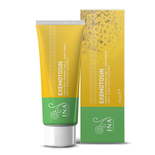 Crème voor psoriasis, eczeem en geïrriteerde huid - met Sint-Janskruid, Kamille en Propolis