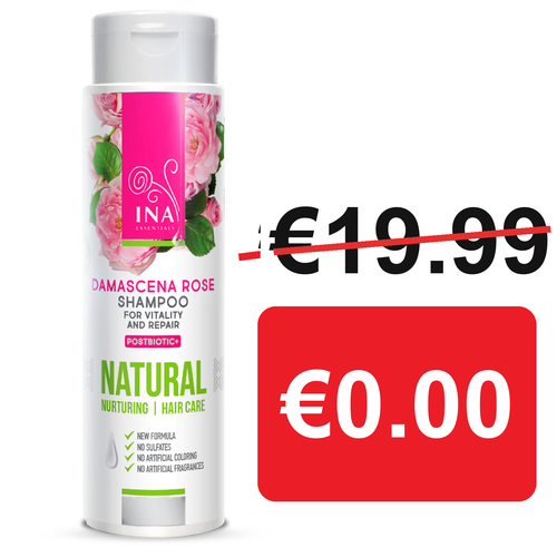+ Cadeau Natuurlijke Shampoo Roos voor Droog en Beschadigd haar