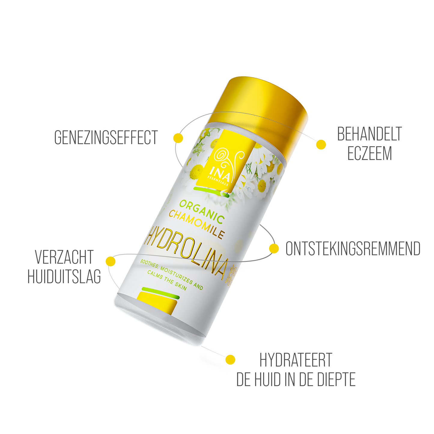 Koop 2 crèmes voor psoriasis, eczeem of een geïrriteerde huid en ontvang 1 biologische kamillewater gratis