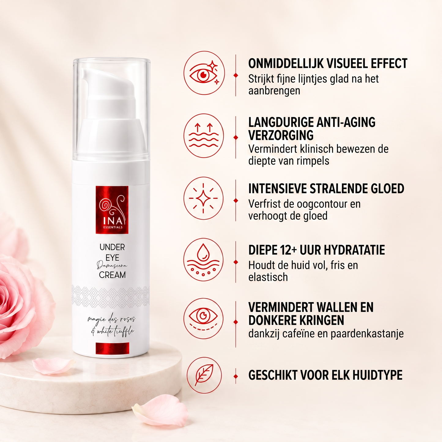 Koop 1 Hydraterende Dagcrème en 1 Anti-Aging Serum, Krijg 1 Oogcrème Gratis