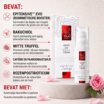 Premium Anti-Aging Oogcrème met Roos - Koop 2, Krijg 1 Gratis