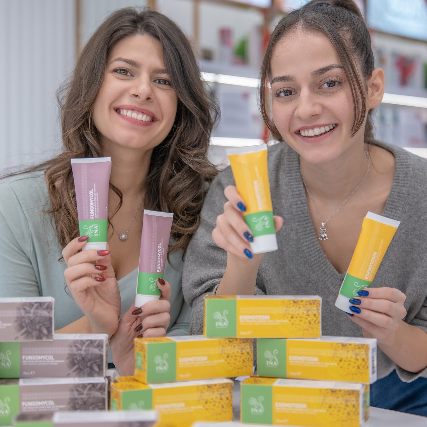 2 in 1 Crème voor Schimmelnagels en droge, gebarsten huid - met Witte den, Urea en Geranium