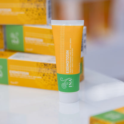 Koop 2 crèmes voor psoriasis, eczeem of een geïrriteerde huid en ontvang 1 biologische kamillewater gratis