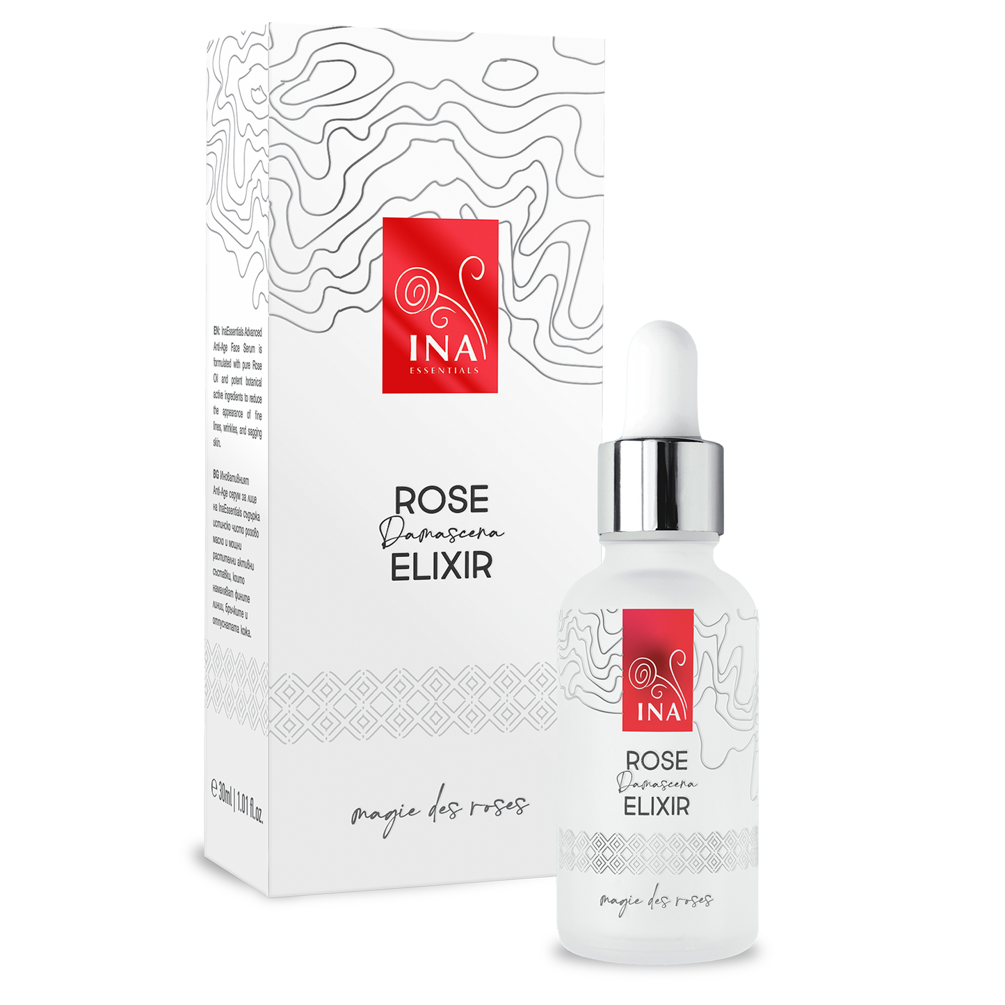 Intensief anti-aging gezichtsserum met biologische rozenolie – Rose Elixir