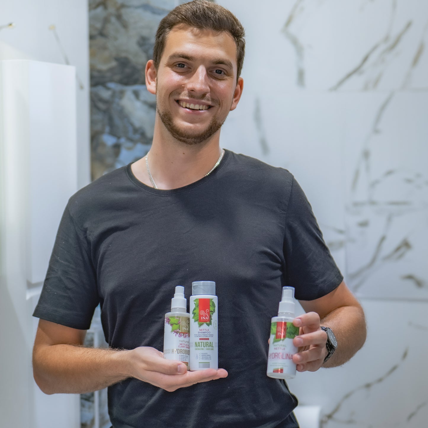 Haaruitval RoutINA™ voor Hem - blijvende oplossing voor Haaruitval